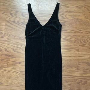 Forever 21 Woman's Black Velvet Mini Dress- NWT